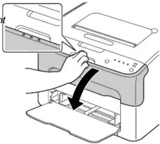 KONICA MINOLTA magicolor 1600W - Cleaning the Print Head Window - 4