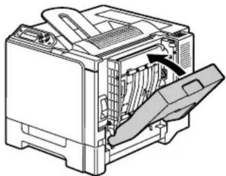 KONICA MINOLTA magicolor 5430 DL - Clearing a Media Misfeed from the Duplex Option - 3