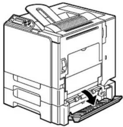 KONICA MINOLTA magicolor 5430 DL - Clearing a Media Misfeed in Tray 2/3 - 1