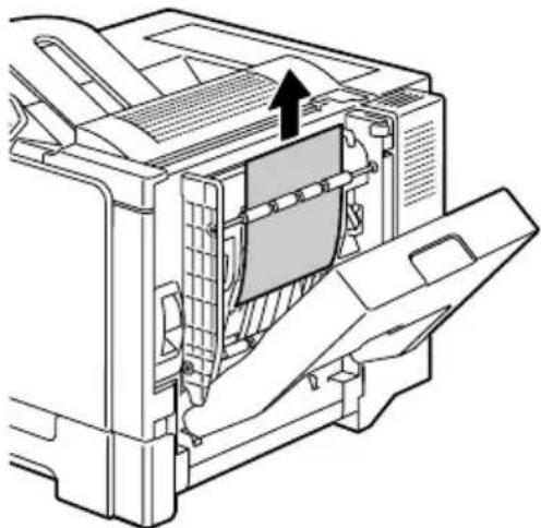 KONICA MINOLTA magicolor 5430 DL - Clearing a Media Misfeed from the Duplex Option - 2