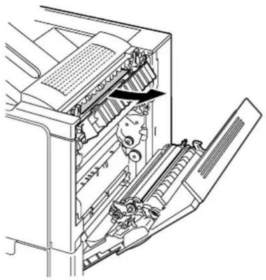 KONICA MINOLTA magicolor 5430 DL - Clearing a Media Misfeed from the Fuser Unit - 3