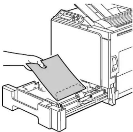 KONICA MINOLTA magicolor 5430 DL - Loading Envelopes - 5