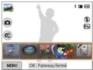 MENU OK : Panneau fermé