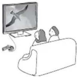 SAMSUNG SMX-F43LP - VISIONNAGE SUR UN ÉCRAN DE TÉLÉVISION - 1