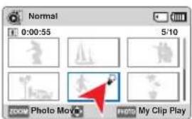 Normal 0:00:55 5/10 ZOOM Photo Move PHOTO My Clip Play
