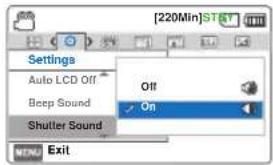 SAMSUNG HMX-F810SP - Shutter Sound (Son obturateur) - 2