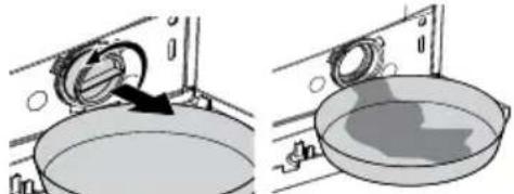 BEKO WMB 61432 MU - Restliches Wasser ablaufen lassen und Pumpenfilter reinigen - 6