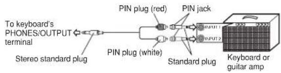 CASIO CTK-593 - Connection Example - 1