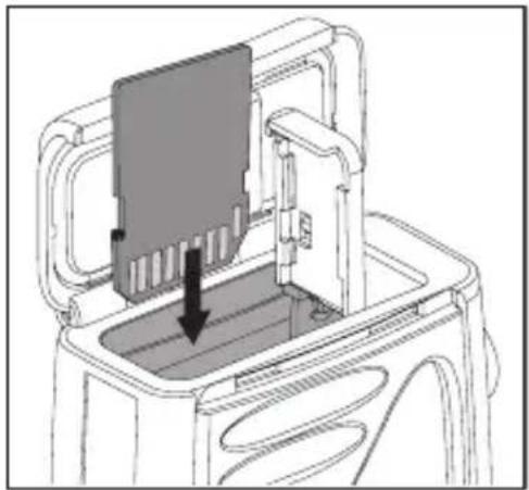 SEALIFE ReefMaster Mini SL320 - Inserting and Removing an SD Memory Card (Optional Accessory) - 1