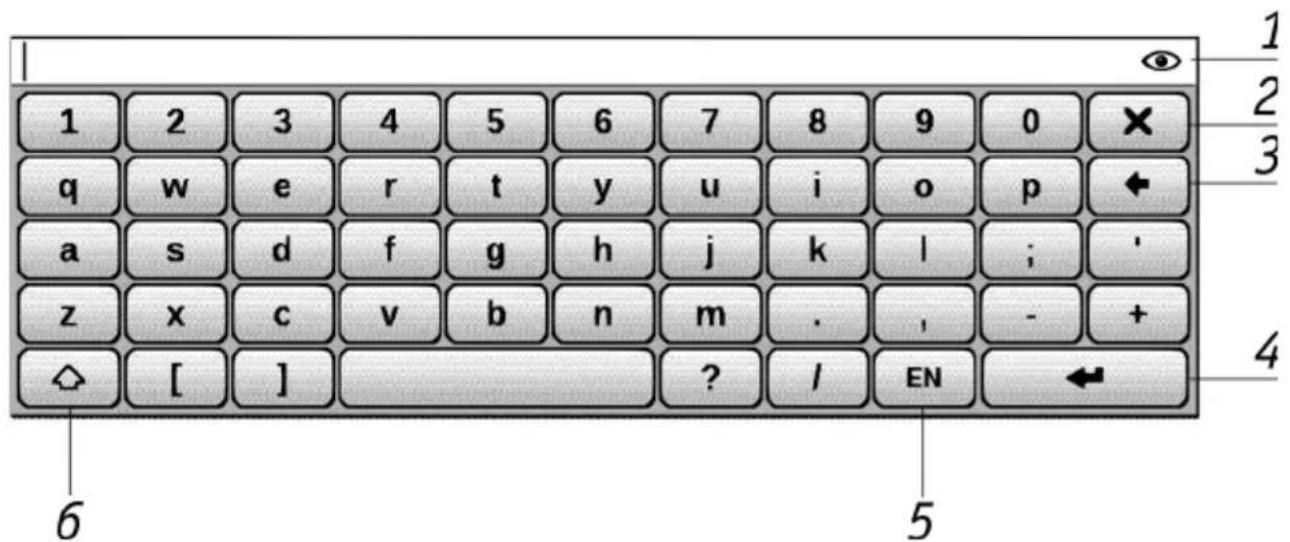 1 2 3 4 5 6 7 8 9 0 × q w e r t y u i o p ← a s d f g h j k l ;' z x c v b n m ., - + ◇ [ ] ? / EN ← 6 5