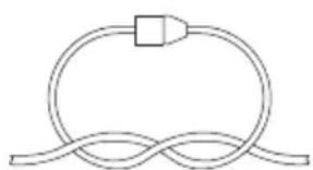 Simple line drawing of a coiled cable with a plug at the top (no text or symbols)