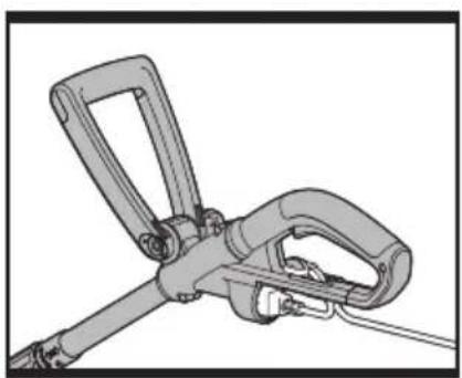 Mechanical device with lever and handle assembly (no visible text or symbols)