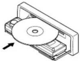 JVC KD-SH9104 - Schieben Sie eine CD-ROM mit Dateien (Bildern und Animationen) in den Ladeschlitz. - 1