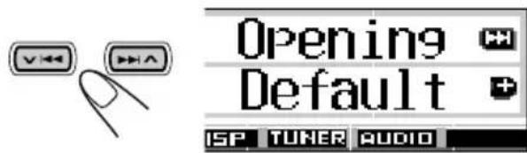 Öffnen Standard ISP TUNER AUDIO