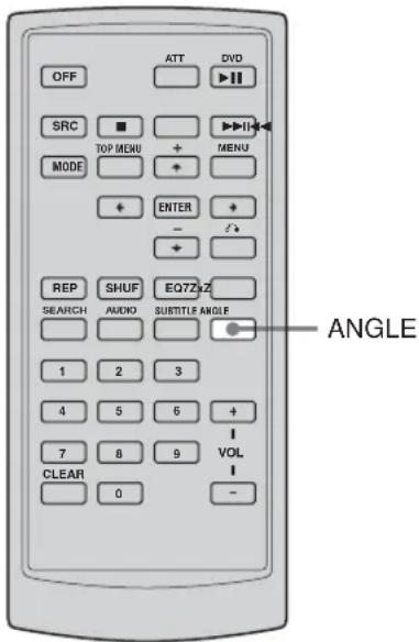 OFF ATT DVD SRC TOP MENU + MENU MODE + ENTER - + REP SHUF EQ7ZJZ SEARCH AUDIO SUBTITLE ANGLE 1 2 3 4 5 6 + 7 8 9 VOL CLEAR 0 - ANGLE