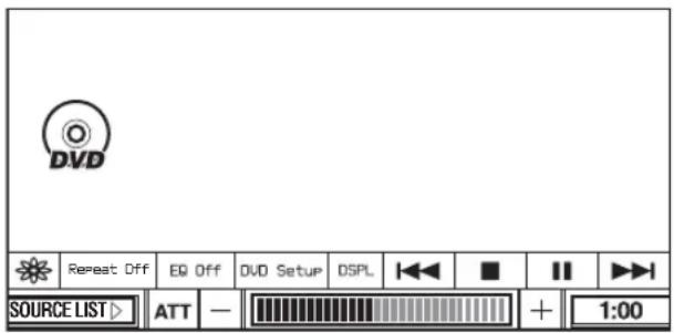 SONY XAV-A1 - Utilización del menú de fuente - 1