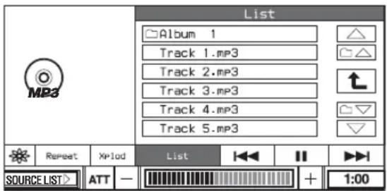 SONY XAV-A1 - Touchez LIST. - 1