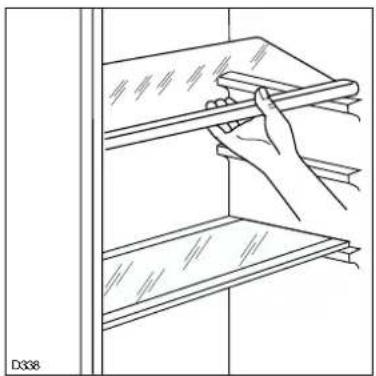 Küppersbusch IKE 230-2 - Positioning the door shelves - 1