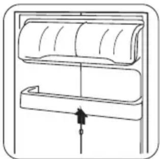 ZANUSSI ZRT 623 W - Plassere dørhyllene - 1