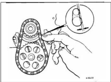Technical diagram showing a hand operating a mechanical component with an inset close-up highlighting a specific part.