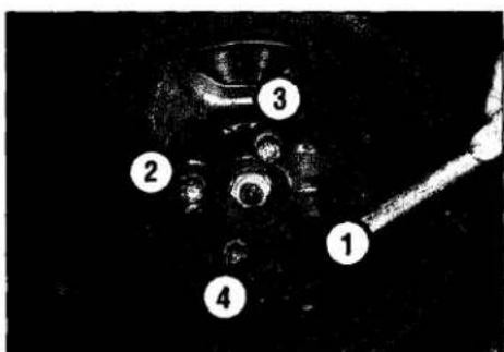 Labeled mechanical component image with numbered parts 1, 2, 3, and 4