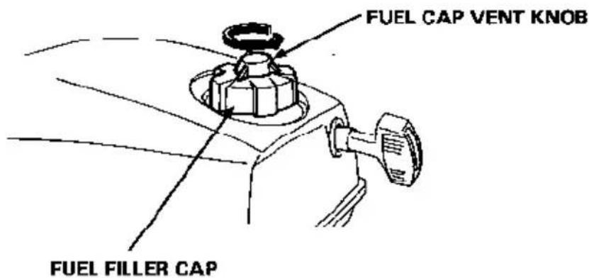 FUEL CAP VENT KNOB FUEL FILLER CAP
