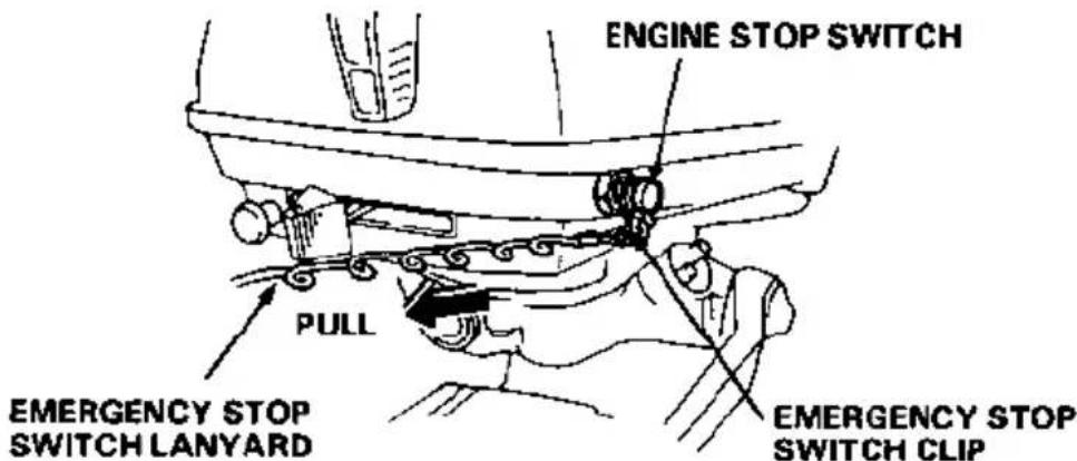 ENGINE STOP SWITCH PULL EMERGENCY STOP SWITCH LANYARD EMERGENCY STOP SWITCH CLIP