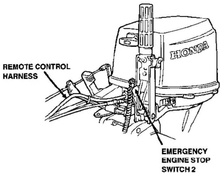 REMOTE CONTROL HARNESS EMERGENCY ENGINE STOP SWITCH 2