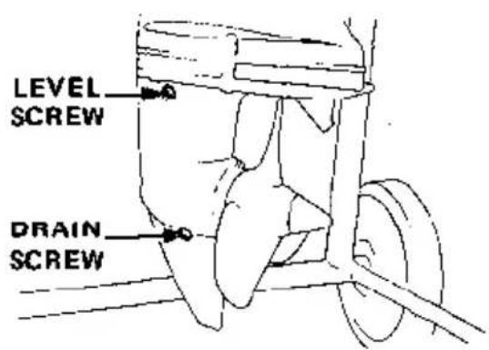 LEVEL SCREW DRAIN SCREW