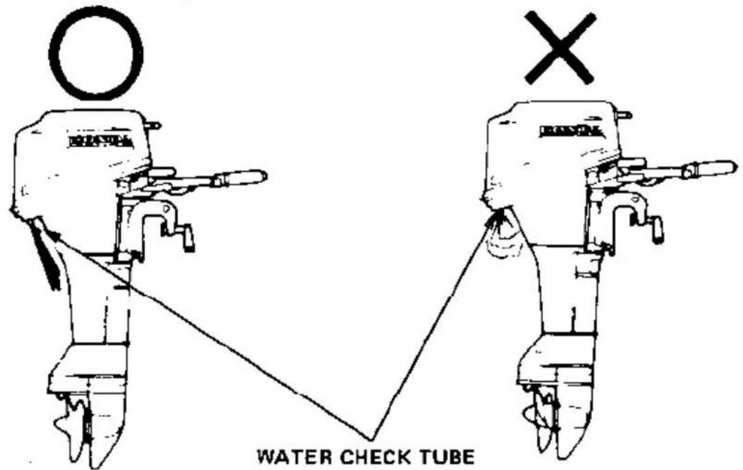 O X WATER CHECK TUBE