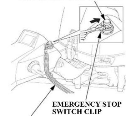 EMERGENCY STOP SWITCH CLIP