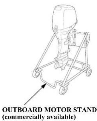 OUTBOARD MOTOR STAND (commercially available)