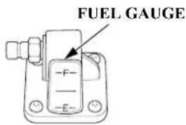 FUEL GAUGE -F- -E-