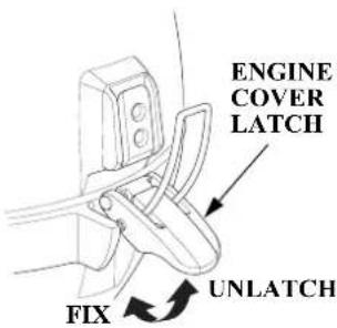 ENGINE COVER LATCH UNLATCH FIX