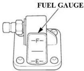 FUEL GAUGE -F- -E-