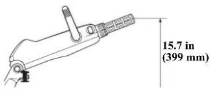 15.7 in (399 mm)