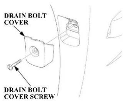 DRAIN BOLT COVER DRAIN BOLT COVER SCREW