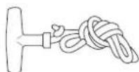 Honda BF40D (2014) - SPARE SWITCH CLIP (LH and LHT Types) AND EMERGENCY STARTER ROPE - 2
