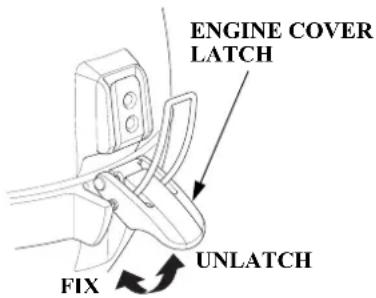 ENGINE COVER LATCH UNLATCH FIX