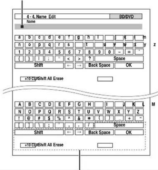 4 - 4, Name Edit Name a b c d e f g h l j k l m n o p q r s t l u y w x y 1 2 3 4 5 6 7 8 9 0 - = _ { } i : < > ? Space Shift ← → Back Space OK +10 CUP Shift All Erase A B C D E F G H I J K L N O P Q R S T U V W X Y Z ! @ # $ % ^ & * ( ) + ~ [ ] \ ; ', . / Space Shift ← → Back Space OK +10 CUP Shift All Erase