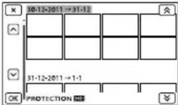 SONY NEXVG20EB - Protection des films et photos enregistrés (Protéger) - 2
