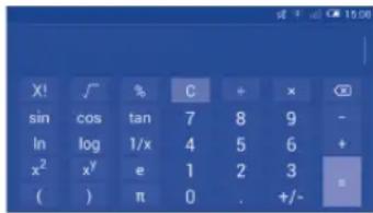 X! ∫ % C + x Ø sin cos tan 7 8 9 - ln log 1/x 4 5 6 + x² x^y e 1 2 3 + ( ) π 0 . +/-