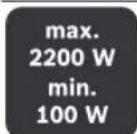 BOSCH GAS 35 L AFC Professional - Min/Max - 1