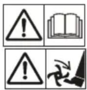 AL-KO MH 350-4 - Safety symbols on the unit - 1