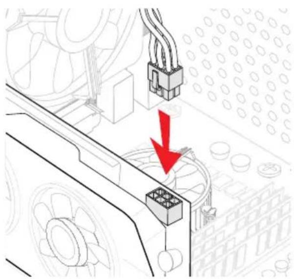 Technical diagram showing a mechanical assembly with a red arrow pointing to a component, no visible text or symbols.