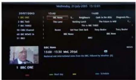 Wednesday, 20-July-2005 13:12:01 20/07/2015 13:00 14:00 BBC News S. Neighbours Cash In the ADMI Diagnosi Pro... This Land Working Lunch The Future Is Will BBC Channel House Get Your Dom Back Stacy Breaker Stacy Breaker BBC News BBC News BBC News 13:00 - 13:30 Wed, 20/jul National and International news from the BBC, followed by Muthieu [6] BBC ONE Front day Schedule