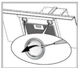 Hotpoint Ariston HLQB 9.8 LSHI X/HA - Substituição das lâmpadas - 1