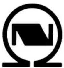 Pure electrical circuit symbol for a battery, no text or labels present