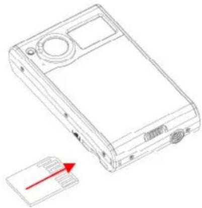 AIPTEK SeeMe HD - Einlegen der SD-Karte (★) - 1