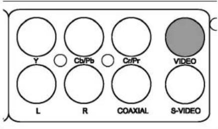 Y Cb/Pb Cr/Pr VIDEO L R COAXIAL S-VIDEO